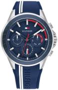 Tommy Hilfiger Herrklocka 1791859 Alden Blå/Gummi Ø45 mm