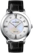 Eterna Damklocka 2711.41.66.1394 Eternity Vit/Läder Ø40 mm