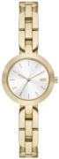 DKNY Damklocka NY6638 City Link Vit/Guldtonat stål Ø26 mm