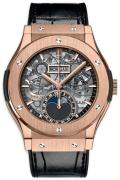 Hublot Herrklocka 547.OX.0180.LR Classic Fusion Skelettskuren/Läder