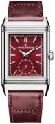 Jaeger LeCoultre Herrklocka 397846J Reverso Röd/Läder