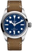 Tudor Damklocka M79580-0004 Black Bay Blå/Läder Ø32 mm