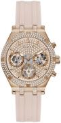 Guess Damklocka GW0407L3 Roséguldstonad/Gummi Ø38 mm