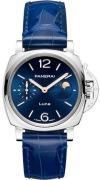 Panerai PAM01179 Luminor Due Blå/Läder Ø38 mm