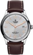 Tudor 1926 M91550-0006 Silverfärgad/Läder Ø39 mm