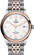 Tudor 1926 M91551-0011 Vit/Roséguldstonat stål Ø39 mm