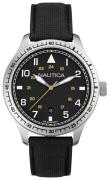 Nautica Herrklocka A10097G BFD 105 Svart/Läder Ø44 mm