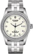 Tudor Damklocka M53020-0074 Glamour Date Vit/Stål Ø31 mm