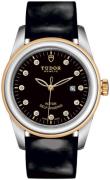 Tudor Damklocka M53003-0020 Glamour Date Svart/Läder Ø31 mm