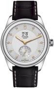 Tudor Herrklocka M57100-0020 Glamour Double Date Silverfärgad/Läder