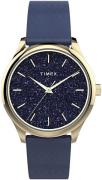 Timex Damklocka TW2V01200 Celestial Blå/Gummi Ø32 mm