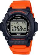 Casio Herrklocka W-219H-4A Collection Svart/Resinplast Ø47 mm