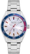 Nautica Herrklocka NAPFWS005 Silverfärgad/Stål Ø44 mm