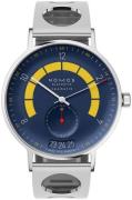 Nomos Glashütte Herrklocka N-1301.S2 Autobahn Blå/Stål Ø41 mm