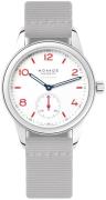 Nomos Glashütte N-744 Club Vit/Textil Ø37 mm