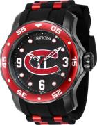 Invicta Herrklocka 42662 NHL Svart/Stål Ø48 mm