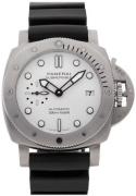 Panerai Herrklocka PAM02223 Submersible Vit/Gummi Ø42 mm