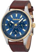 Timberland Herrklocka TDWGF2100403 Demarest Blå/Läder Ø46 mm