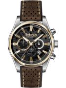 Timberland Herrklocka TDWGC2102402 Aldridge Svart/Läder Ø46 mm