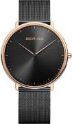 Bering 15739-166 Ultra Slim Svart/Stål Ø39 mm