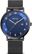 Bering Herrklocka 15439-327 Solar Blå/Stål Ø40 mm