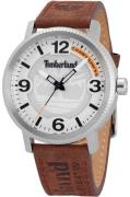 Timberland Herrklocka TDWGA2101502 Scusset Silverfärgad/Läder Ø44