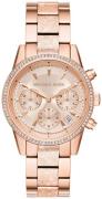 Michael Kors Damklocka MK6598 Ritz Roséguldstonad/Roséguldstonat