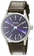 Nixon A3772302-00 The Sentry Lila/Läder Ø38 mm