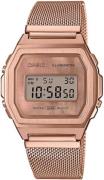 Casio A1000MPG-9EF LCD/Roséguldstonat stål