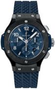 Hublot Herrklocka 301.CM.710.RX Big Bang 44mm Blå/Gummi Ø44 mm