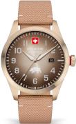 Swiss Military Hanowa Herrklocka SMWGN2102310 Bushmaster Brun/Textil