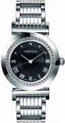 Versace Damklocka P5Q99D009S099 Vanity Svart/Stål Ø35 mm