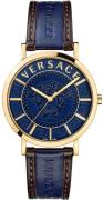 Versace Herrklocka VEJ400321 V Essential Blå/Läder Ø40 mm