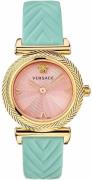 Versace Damklocka VERE01920 V Motif 35mm Rosa/Läder Ø35 mm