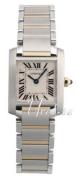 Cartier Damklocka W51007Q4 Tank Francaise Small Silverfärgad/Stål