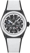 Zenith Herrklocka 49.9007.9004-11.R923 El Primero Svart/Gummi Ø44 mm