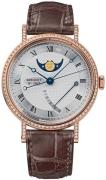 Breguet Damklocka 8788BR-12-986-DD00 Classique Silverfärgad/Läder