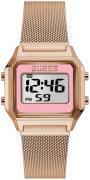 Guess GW0343L3 Zoom LCD/Roséguldstonat stål