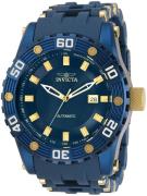 Invicta Herrklocka 31693 Sea Spider Blå/Gulguldtonat stål Ø50 mm