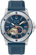 Bulova Herrklocka 98A282 Marine Star Blå/Gummi Ø45 mm