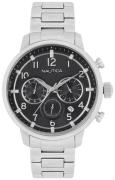 Nautica Herrklocka NAI18510G Chronograph Svart/Stål Ø44 mm