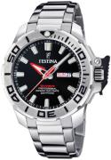 Festina Herrklocka F20665-4 The Original Diver Svart/Stål Ø46.3 mm