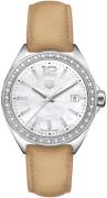 TAG Heuer Damklocka WBJ131A.FC8254 Formula 1 Ladies Vit/Läder Ø35 mm