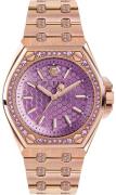 Philipp Plein Damklocka PWJAA0922 Plein Extreme Lila/Roséguldstonat