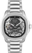 Philipp Plein Herrklocka PWRAA0223 High-Conic Silverfärgad/Stål