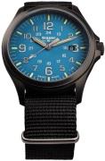 Traser H3 Herrklocka 108647 P67 Officer GunMetal Blå/Textil Ø42 mm