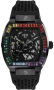 Philipp Plein Herrklocka PWBAA0621 The Skeleton Svart/Gummi Ø44 mm