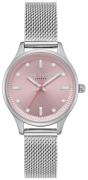 Ted Baker Damklocka TE50650001 Classic Rosa/Stål Ø32 mm