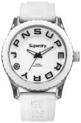 Superdry Damklocka SYL146W Classic Vit/Gummi Ø39 mm