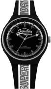 Superdry Herrklocka SYG238BW Urban Svart/Gummi Ø45 mm